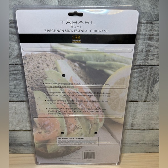 Tahari Home 7-Piece Non-Stick Essential Cutlery Set - Picture 2 of 2